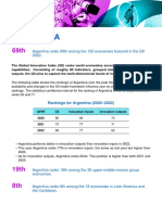 Global Innovation Index Argentina