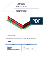 Ficha Técnica - Cerramiento Prefabricado