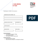 Creativity - l1 - Reading - CP - Sample - v1.0 Reading Level 1