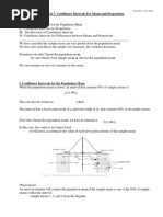 S07 Handout - Confidence Intervals For Means and Proportions