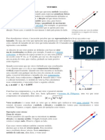 Vetores. Teoria Exercícios Resolvidos e Propostos. Ensino Médio.