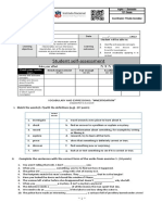 Handout 1 Vocabulary - Unit 2 - 4 Medio