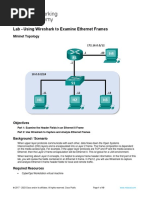 8.2.8 Lab - Using Wireshark To Examine Ethernet Frames