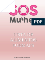 Lista de Alimentos Fodmaps