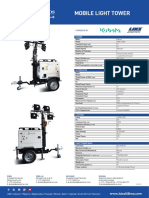 Kubota Mobile Light Tower