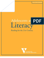 Adolescents and Literacy