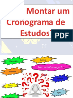 Como Montar Um Cronograma de Estudos - Esquadrão QI