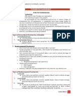 Notes Foodservice System