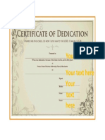 Baby Dedication Certificate Template 45