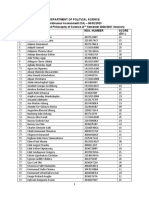 Political Science (Final Scores)