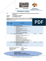 Cotizacion #004 Procesadora y Distribuidora de Productos Ecologicos