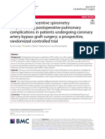 Role of Spirometry in Post CABG Pts