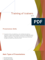 Training of Trainers