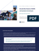 Artificial Intelligence Future of Skills Brochure