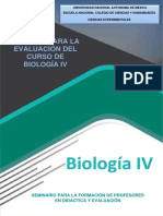 Paquete de Evaluación Biología IV