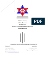 Assignment Replacing Presentation and Lab