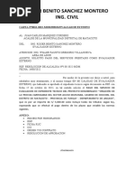 CARTA N.001-Solicitud de Pago 2022 - ROGER BENITO SANCHEZ MONTERO