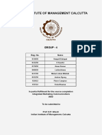 IMC Assignment - Group 4