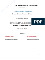 Environmental - Engineering - Laboratory - Lab - MANUAL