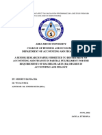 Assessing Factors That Affect Tax Calculation Performance (In A Case Study From Uba Debretsehay District in Gofa Zone of SNNPR Ethiopia)