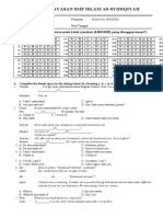 Soal Bahasa Inggris 8