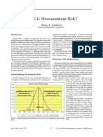 What Is Measurement Risk