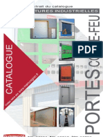 Catalogue Portes Coupe Feu