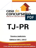 Apostila TJ PR 2017 Tecnico Judiciario