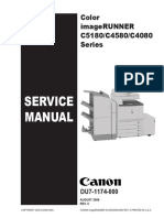 Service Manual: Color Im Agerunner C5180/ C4580/C4080 Series