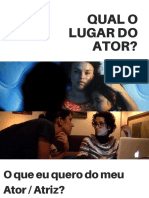 Qual o Lugar Do Ator No Cinema - Amanda Gabriel