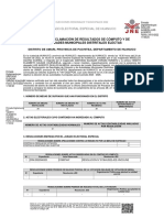 Acta de Proclamación de Resultados de Cómputo Y de Autoridades Municipales Distritales Electas