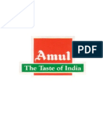 SUMMER TRAINING PROJECT REPORT ON AMUL Tarun