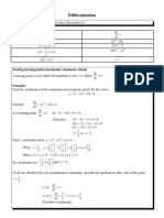 Differentiation Revision