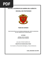 Participación de Las Fuerzas Armadas Del Perú en Misiones de Paz