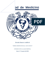 TRABAJO No.2 MODELO BIOPSICOSOCIAL CASO CLINICO