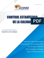 Control Estadístico de La Calidad