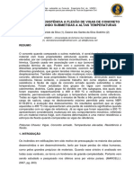 Análise Da Resistência A Flexão de Vigas de Concreto Armado Quando Submetidas A Altas Temperaturas