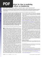 Blois Et Al., 2013 - Space Can Substitute For Time in Predicting Climate-Change Effects On Biodiversity.