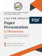 Paper Presentation: Call For Application