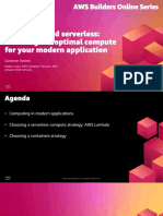 PDF Slide Containers and Serverless Choosing The Optimal Compute For Your Modern Applications