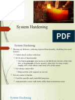 System Hardening