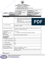 Differentiated Instruction in Statistics and Probability Independent and Dependent Variable With Indicators