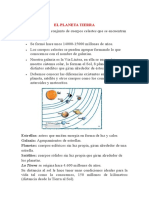 Tema #3 El Planeta Tierra