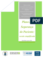 Plano de Segurança Do Paciente 2018