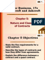 Law For Business, 17e by Ashcroft and Ashcroft: Nature and Classes of Contracts