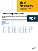 Technical Specifications For Multi-Processors