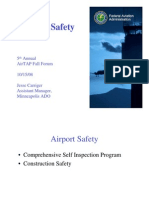 Airport Safety: 5 Annual Airtap Fall Forum 10/15/08 Jesse Carriger Assistant Manager, Minneapolis Ado