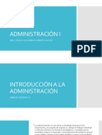 Administración I. Tema 1