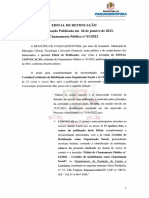 EDITAL DE RETIFICACAO CONVOCACAO CHAMAMENTO PUBLICO 01 2022 PARCERIAS OSCs