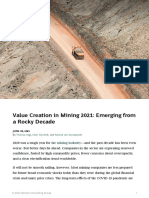 Value Creation in Mining 2021